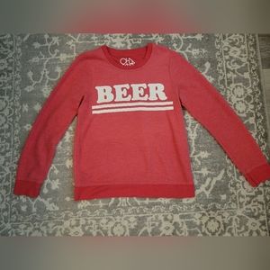 Chaser Beer sweater, size M